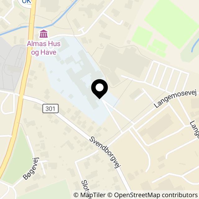 Kort over Langemosevej 1