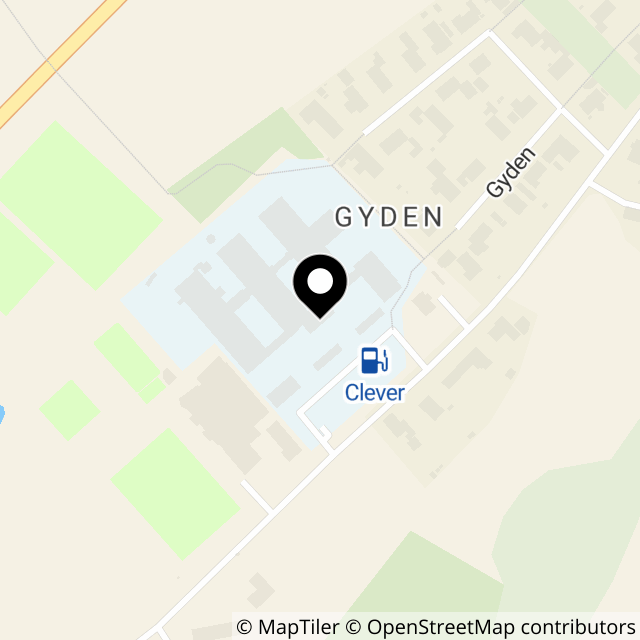 Kort over Gyden 96, Fynshav