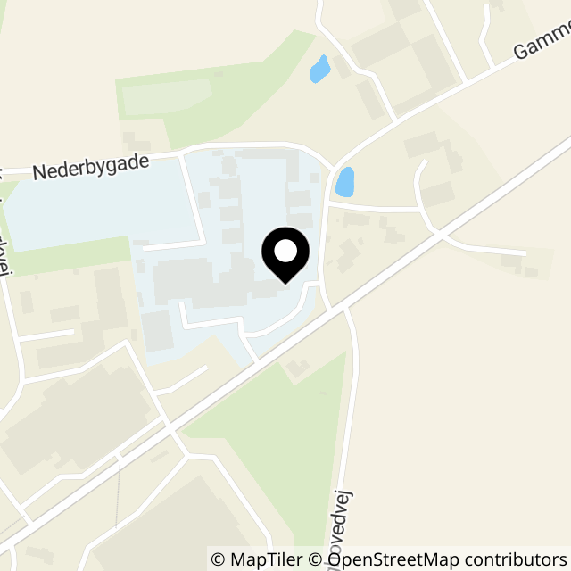 Kort over Gl.Skamlingvej 1.