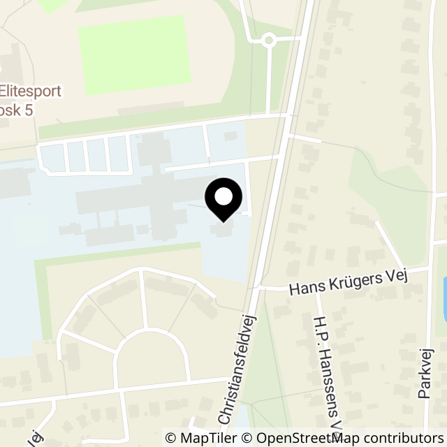 Kort over Christiansfeldvej 31A