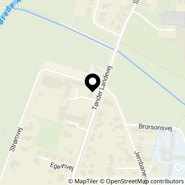 Kort over Tønder Landevej 6