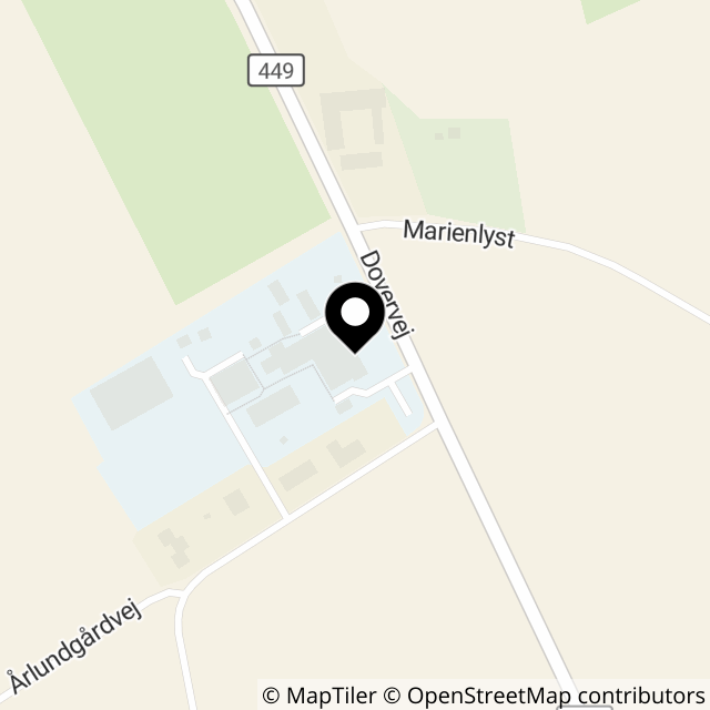 Kort over Dovervej 19