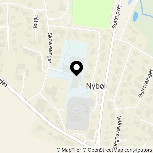 Kort over Videnvej 2 Nybøl