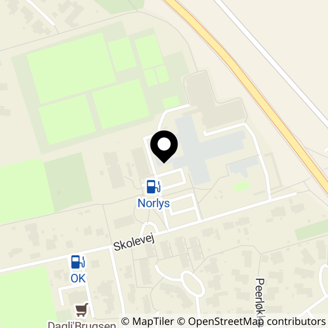 Kort over Skolevej 21 A, V.Sottrup