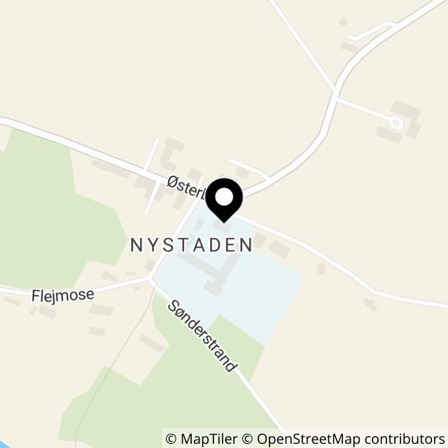 Kort over Østerbyvej 11, Kegnæs