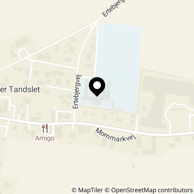 Kort over Ertebjergvej 2, Tandslet
