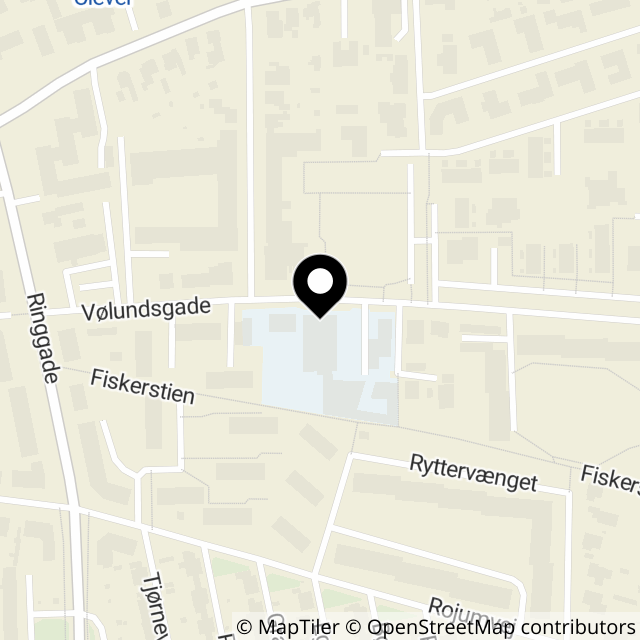 Kort over Vølundsgade 18