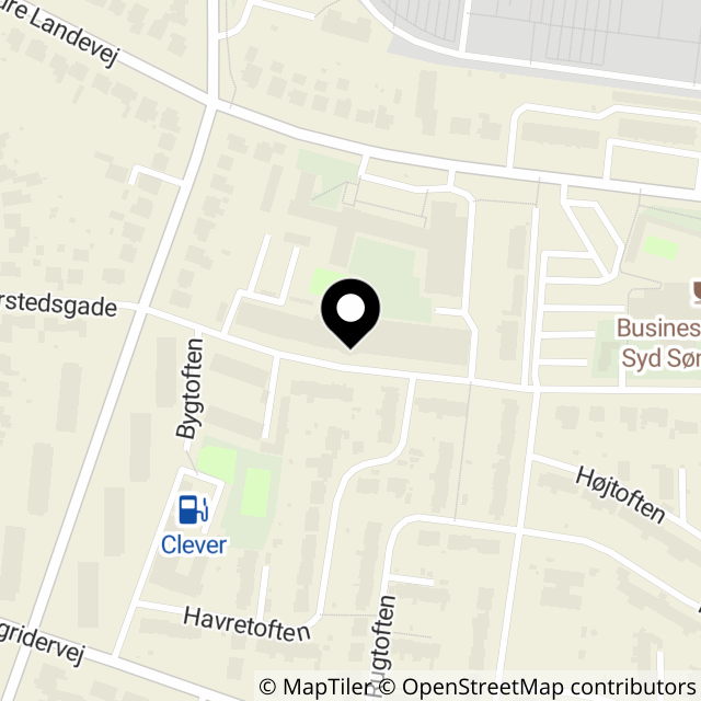 Kort over Ørstedsgade 53