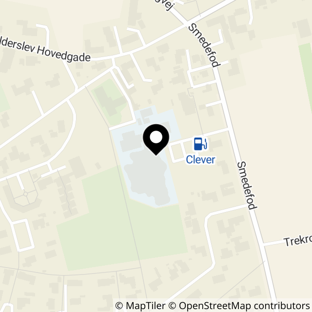 Kort over Smedefod 10 A