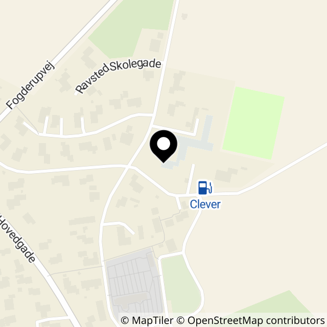 Kort over Ravsted Skolegade 18