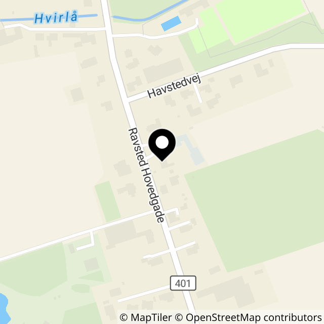 Kort over Ravsted Hovedgade 44A