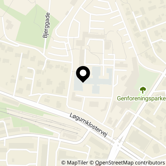 Kort over Bjerggade 4 M