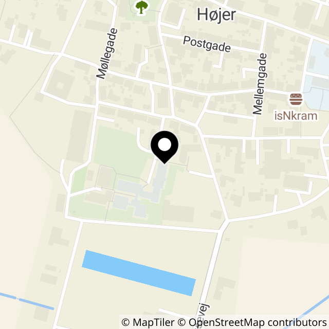 Kort over Søndergade 21