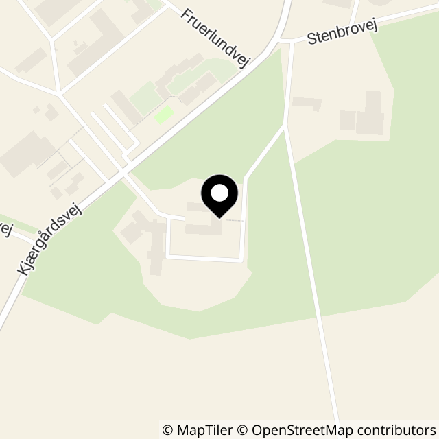 Kort over Kjærgårdvej 31