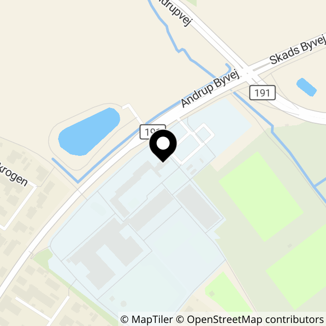 Kort over Andrup Byvej 79