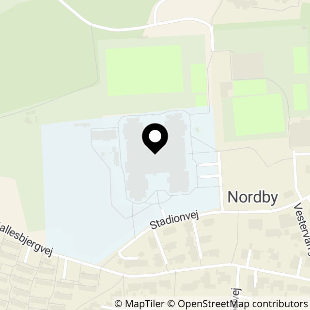 Kort over Stadionvej 17