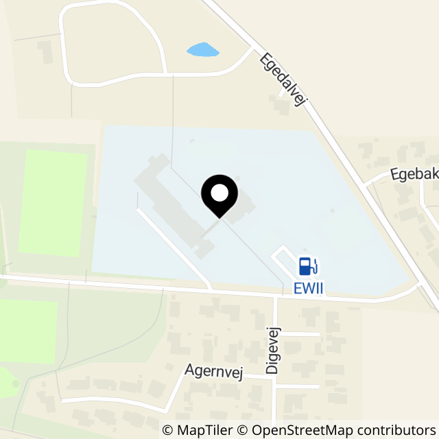 Kort over Skovbrynet 2, Grimstrup