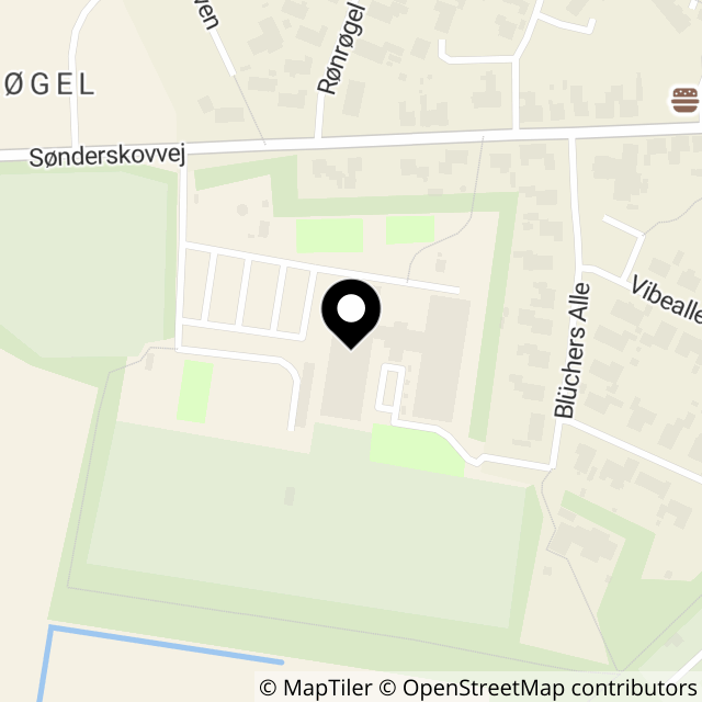 Kort over Sønderskovvej 107 Nordenskov