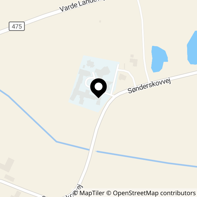 Kort over Sønderskovvej 130 Øse
