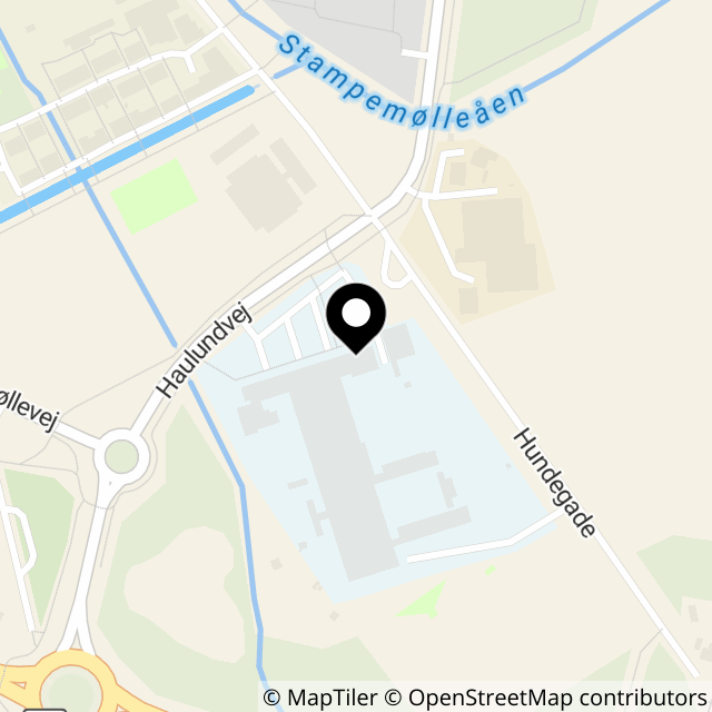 Kort over Haulundvej 3