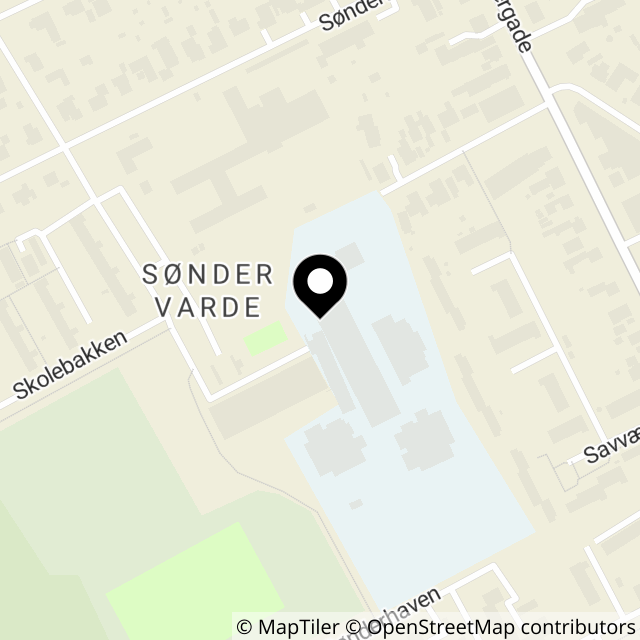 Kort over Abildvej 25