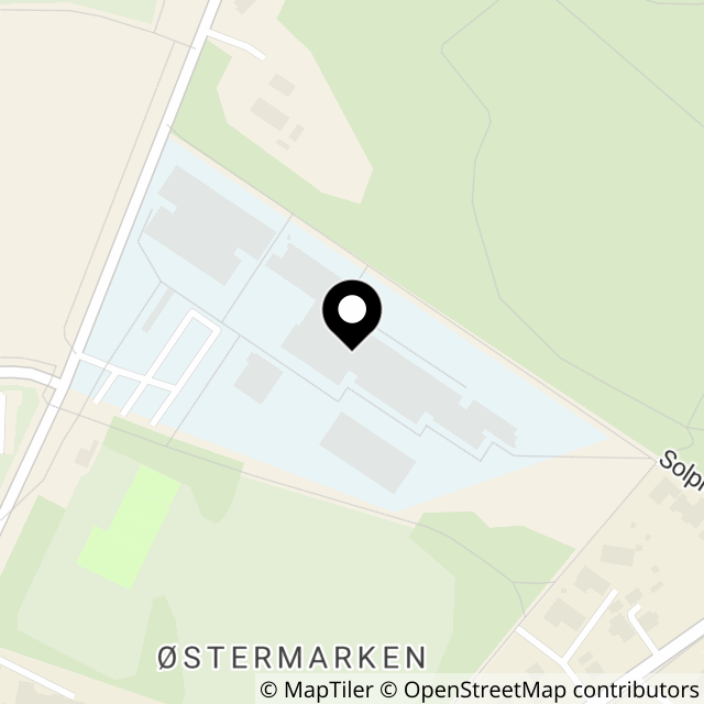 Kort over Frisvadvej 72