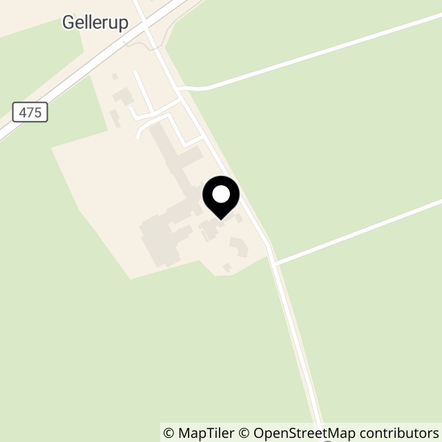 Kort over Gellerup Skolevej 10