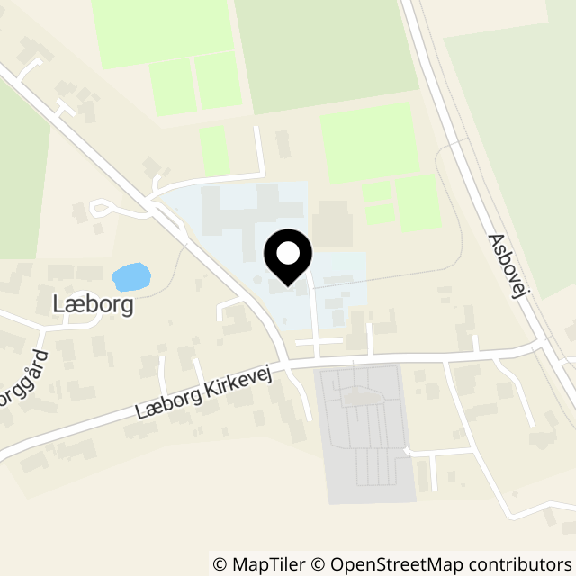 Kort over Læborgvej 14