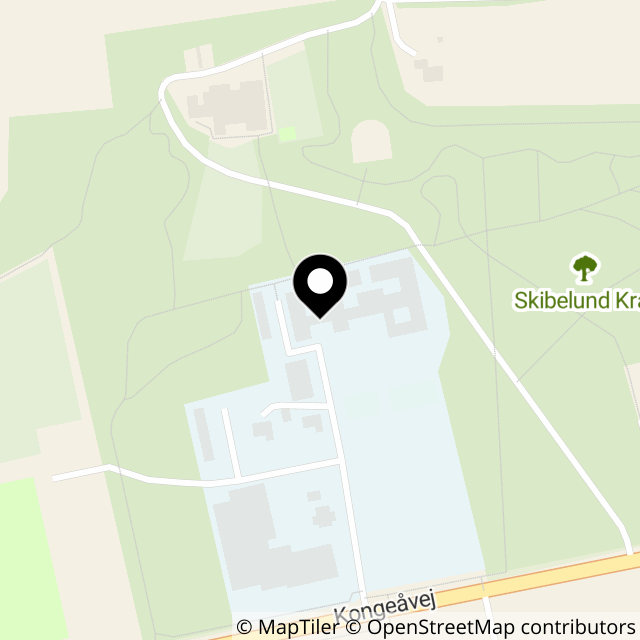 Kort over Kongeåvej 34