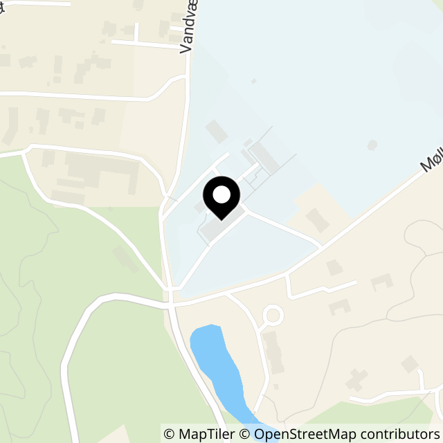 Kort over Møllegårdsvej 1 Brejning