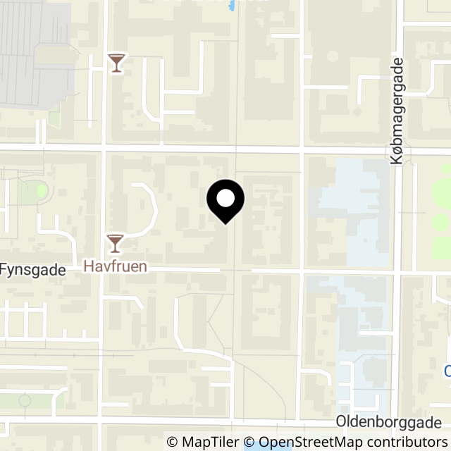 Kort over Gothersgade 28 F