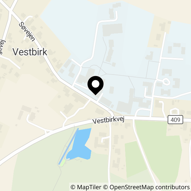 Kort over Søvejen 4, Vestbirk