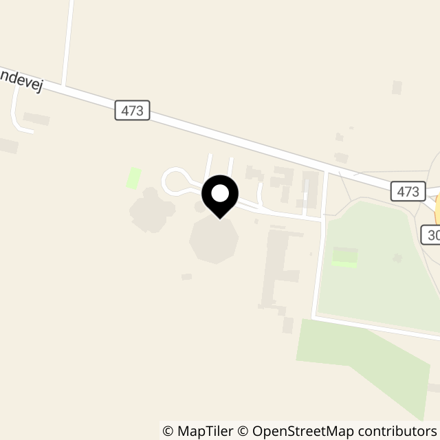 Kort over Bredsten Landevej 139A