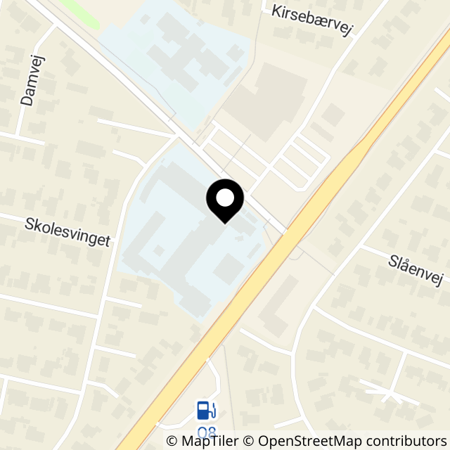 Kort over Søndre Torstedvej 1
