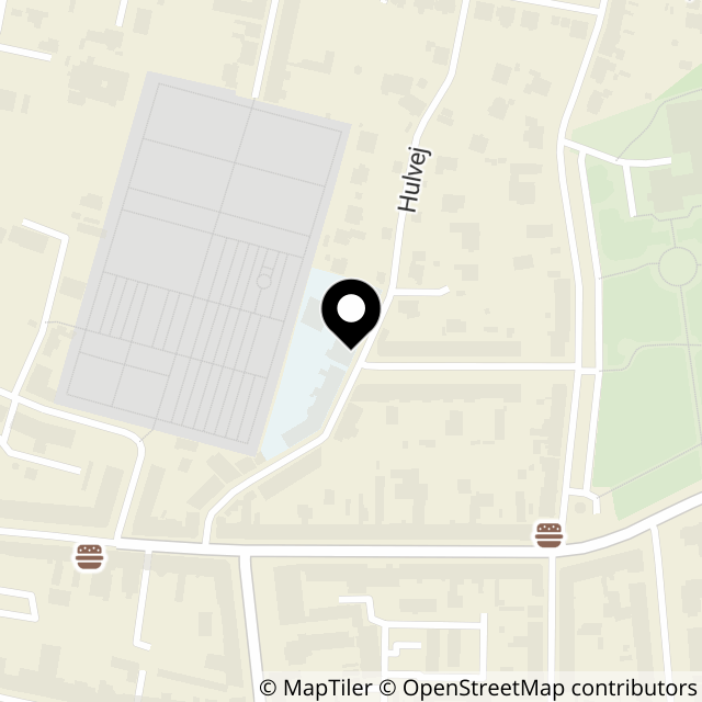 Kort over Hulvej 19