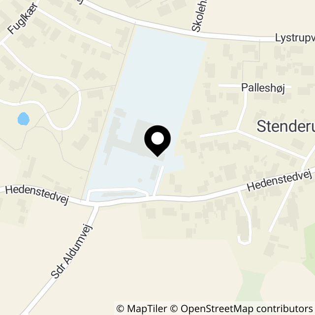 Kort over Hedenstedvej 38