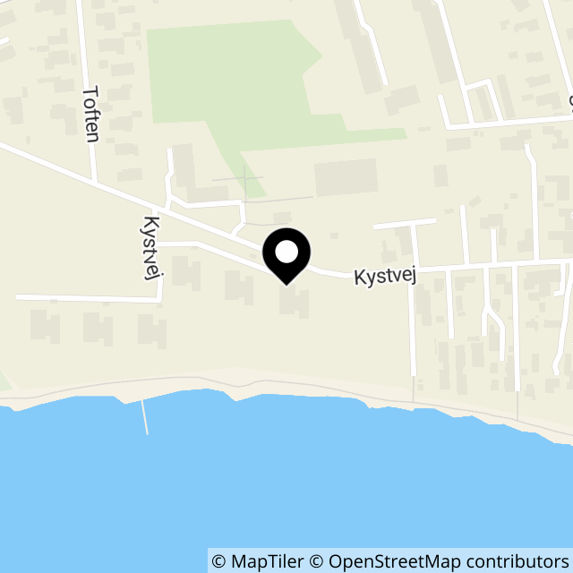Kort over Kystvej 12