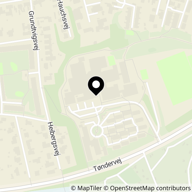 Kort over Tøndervej 100