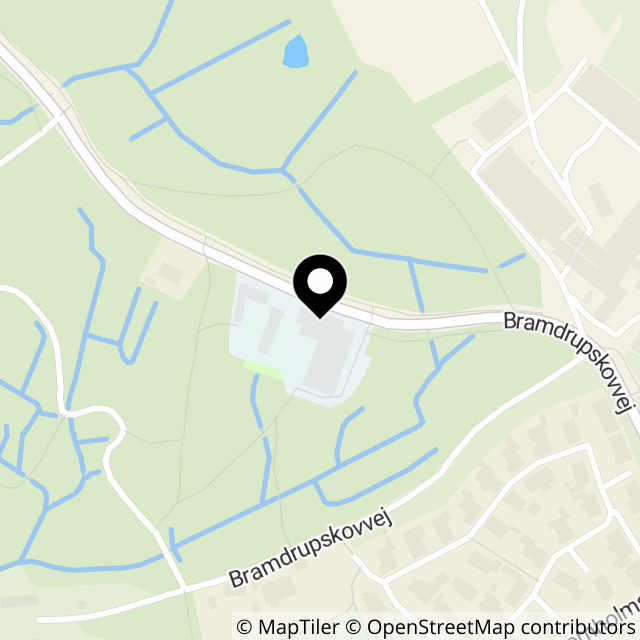 Kort over Bramdrup Skovvej 25