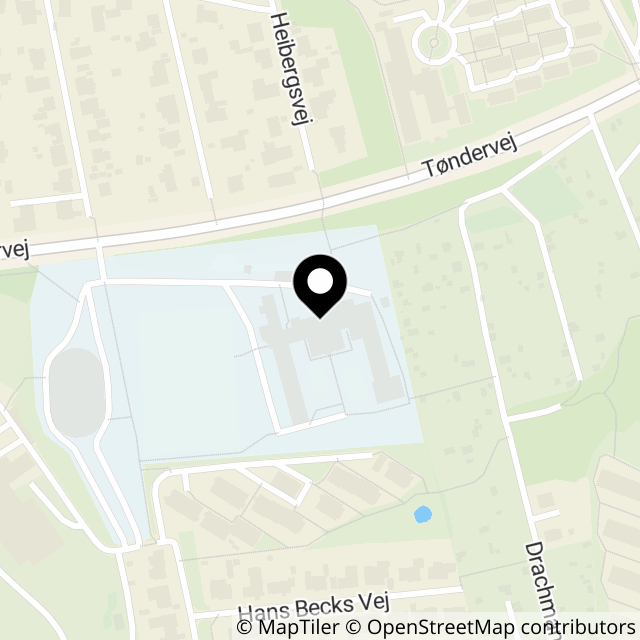Kort over Tøndervej 75