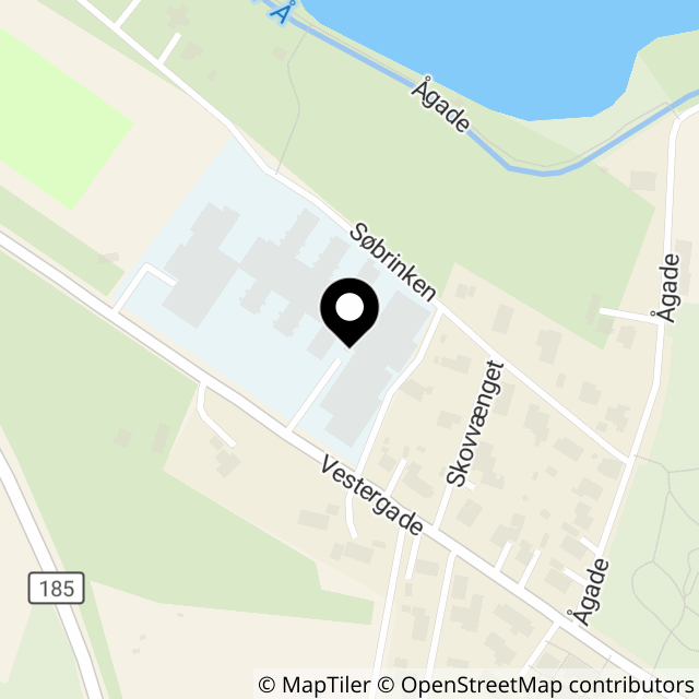 Kort over Vestergade 50