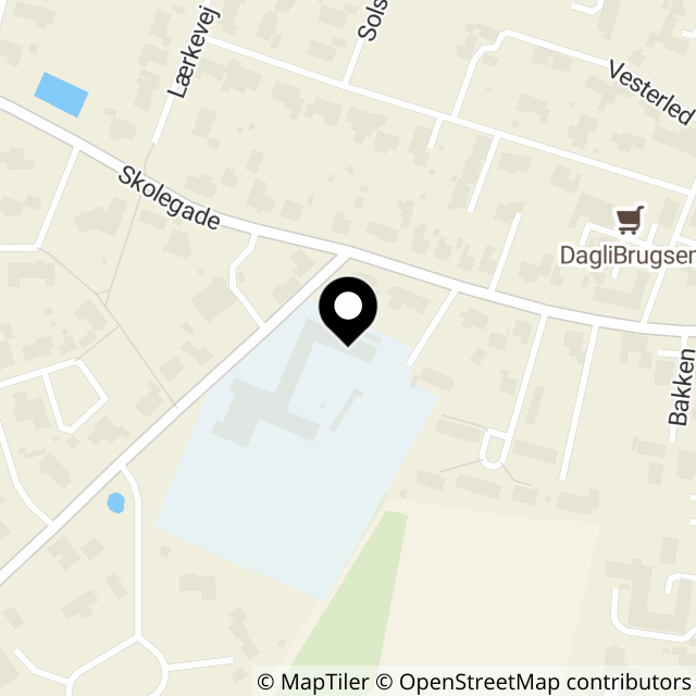 Kort over Skolegade 17