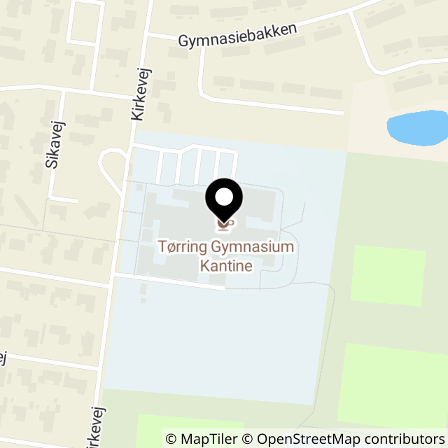Kort over Kirkevej 20