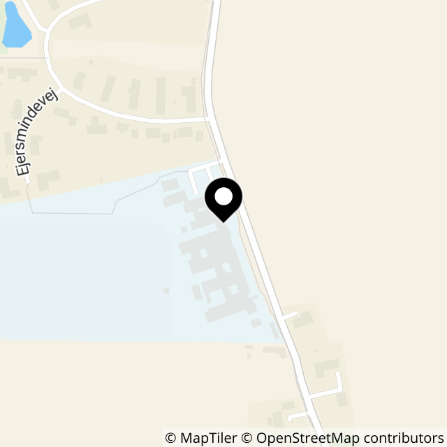 Kort over Hjarupvej 14