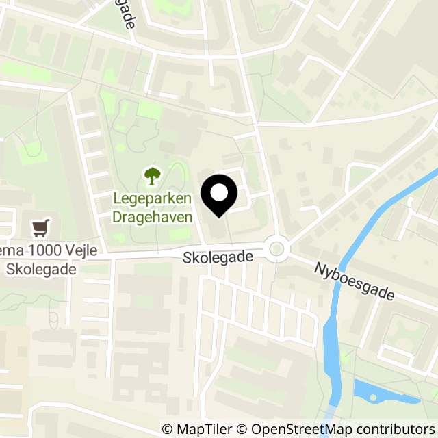 Kort over Nyboesgade 35A