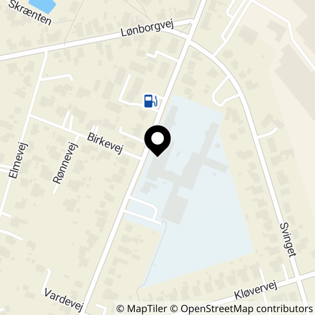 Kort over Vardevej 11