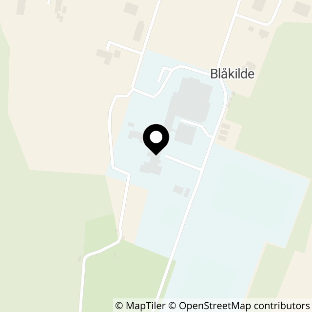 Kort over Blåkildevej 19