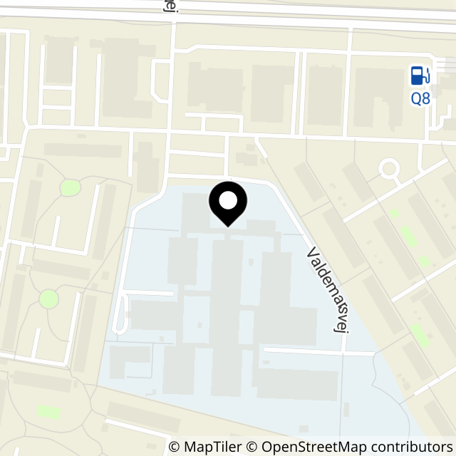 Kort over Valdemarsvej 347