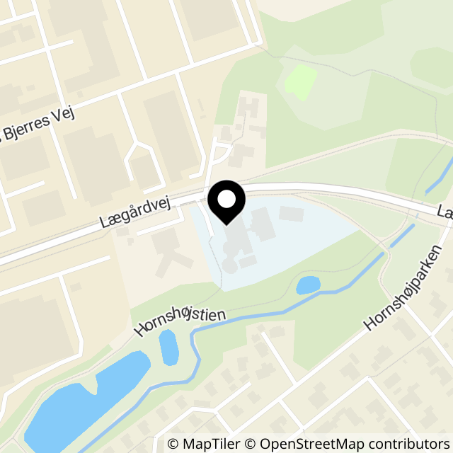 Kort over Lægårdvej 102