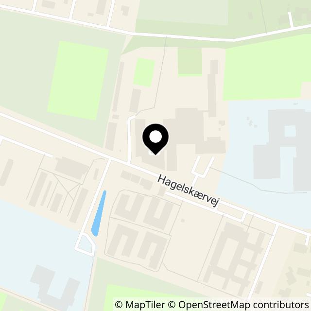Kort over Hagelskærvej 40, Postboks 99